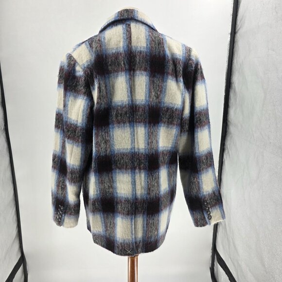 Central Park West Womens Plaid Wool Blazer Jacket Size S - Picture 4 of 15